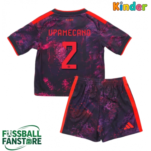 Bayern Munich Dayot Upamecano #2 Replik 3rd trikot Kinder 2026-27 Kurzarm (+ Kurze Hosen)